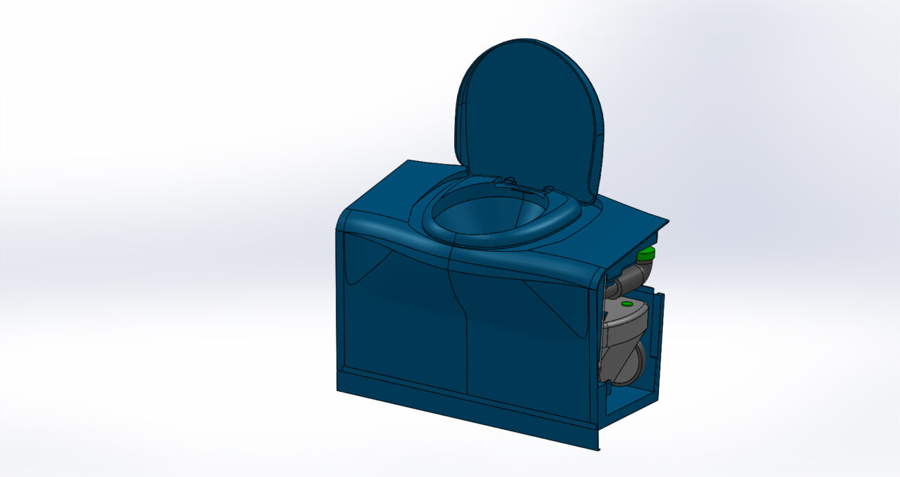 3D модель Биотуалет Thetford C402