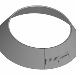 Компас 3D разметка торца диска на градусы.
