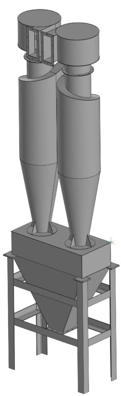 3D модель Циклон ЦН-15-700-2УП