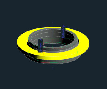 3D модель Фланцы для ПЭ труб SDR17