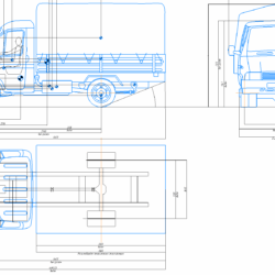 Чертеж Компоновка ГАЗ-3302