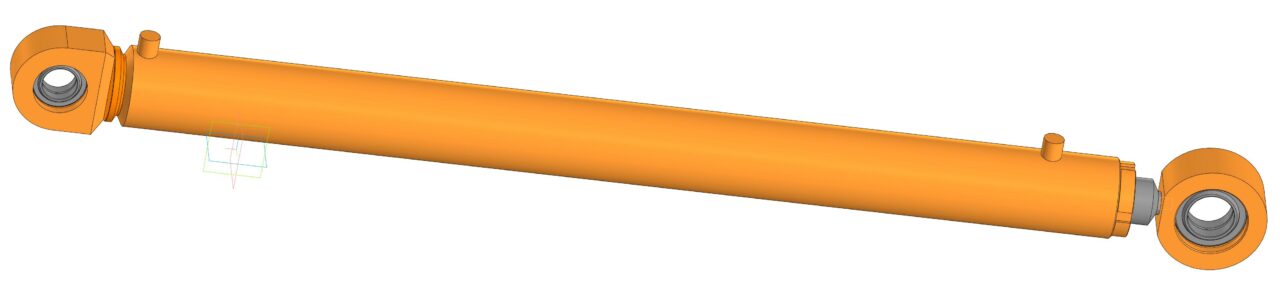 3D модель Гидроцилиндр 50.40.750 (1750)
