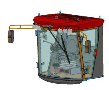3D модель Кабина для самоходного опрыскивателя