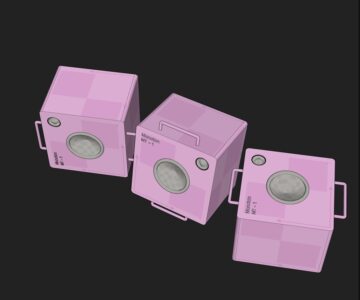 3D модель Модель колонки Monoton MT-1