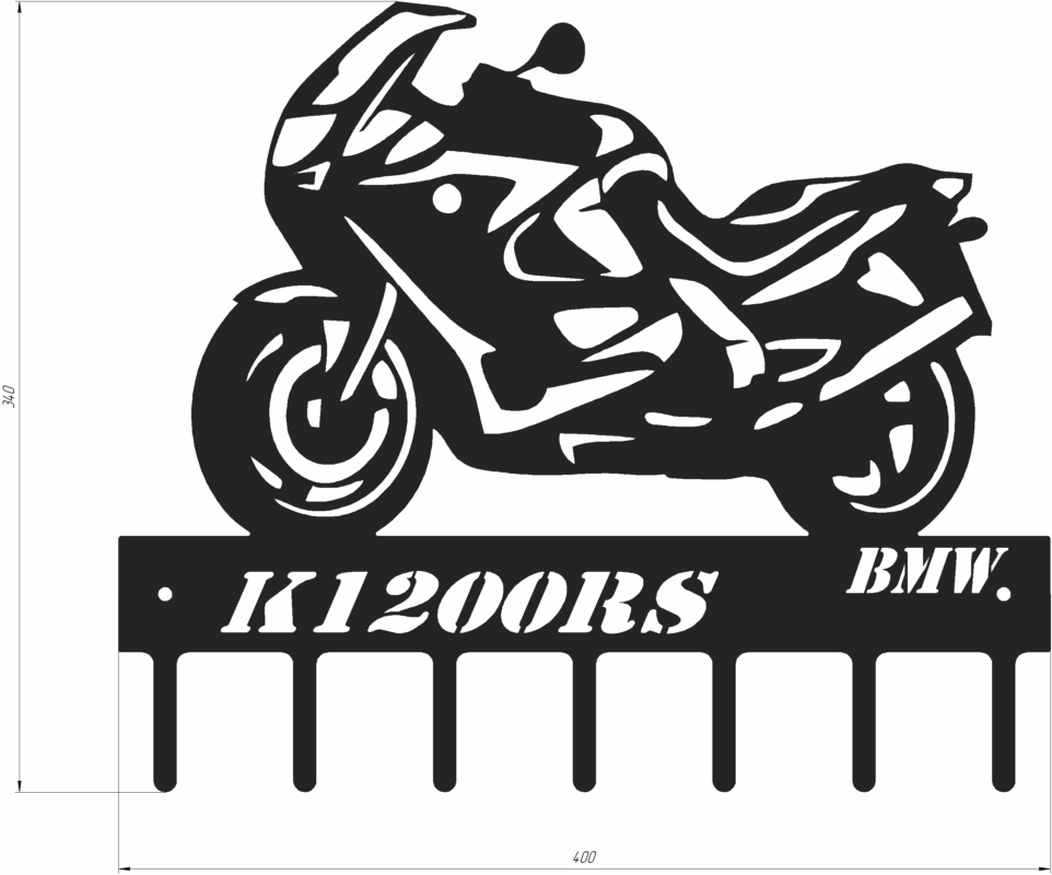 3D модель Ключница BMW K1200RS