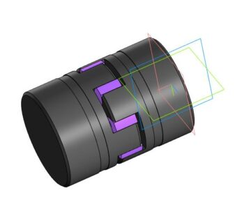 Чертеж Муфта Rotex 28 (без отверстия и шпоночных пазов)