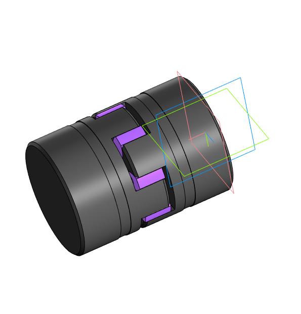 Чертеж Муфта Rotex 28 (без отверстия и шпоночных пазов)
