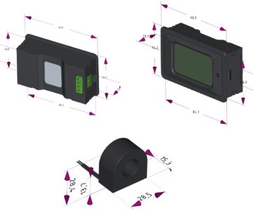 3D модель Измеритель мощности P06S-100-DL-CT10CL