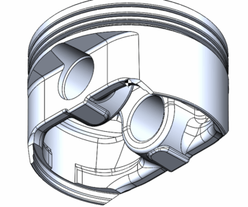 3D модель Поршень Ford Duratec HE 2.0