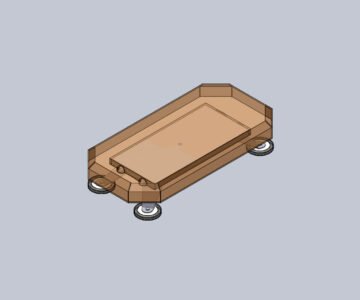 3D модель Проблесковая люстра 140W PL1735 Желтый свет 12-24V