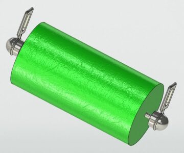 3D модель Конденсатор К75-10-250В-1,5мкФ±10% ОЖО.464.078 ТУ
