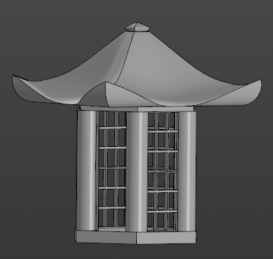 3D модель Китайская беседка / Chinese gazebo
