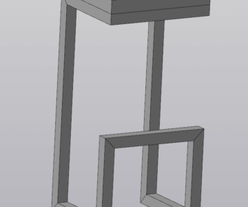 3D модель Стул барный