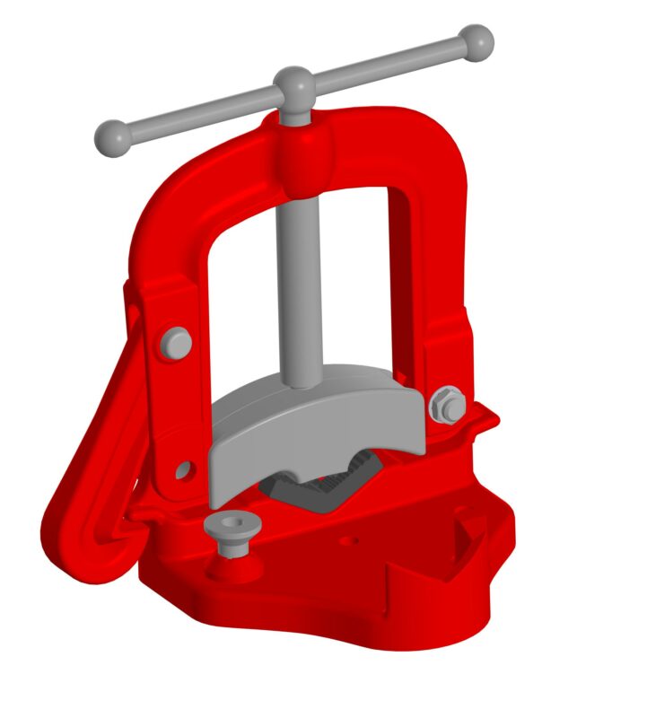 3D модель Тиски трубные RIDGID модель 27A