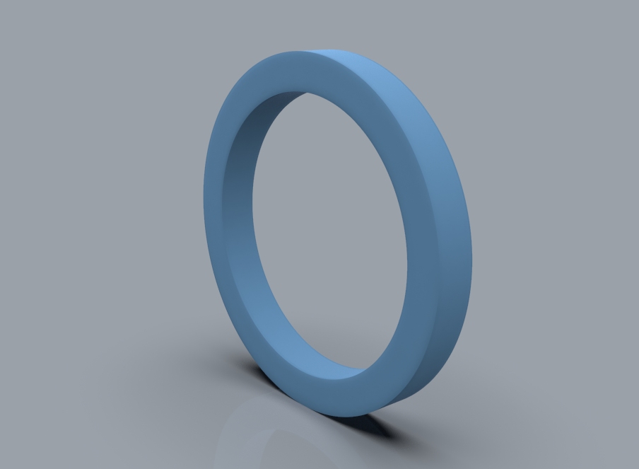 3D модель Уплотнение соединения SMS(молочная резьба)