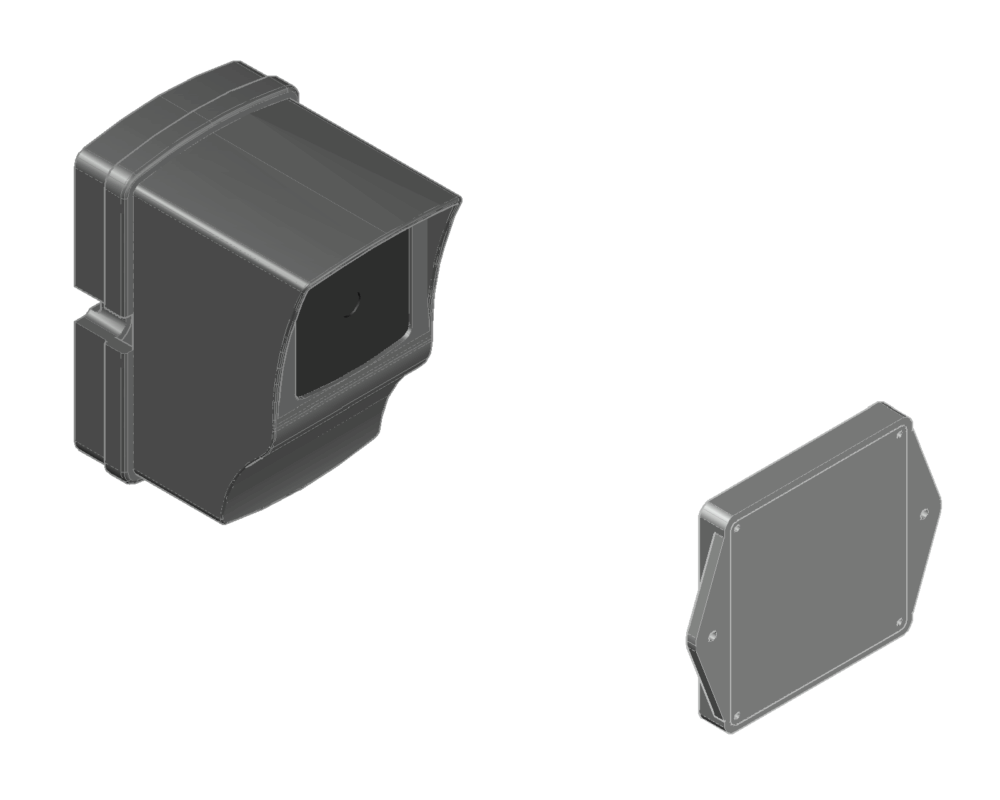 3D модель 3D-модель габаритная извещателя С2000-ИПДЛ исп.60