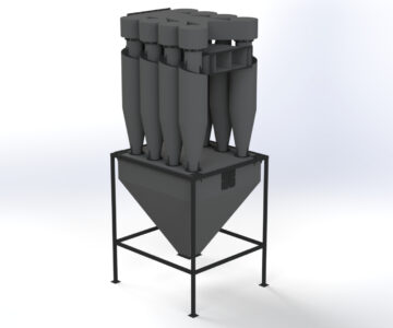 3D модель Циклон ЦН-15-500х8УП