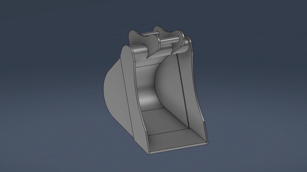 3D модель Ковш экскаватора Yanmar