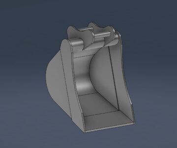 3D модель Ковш экскаватора Yanmar