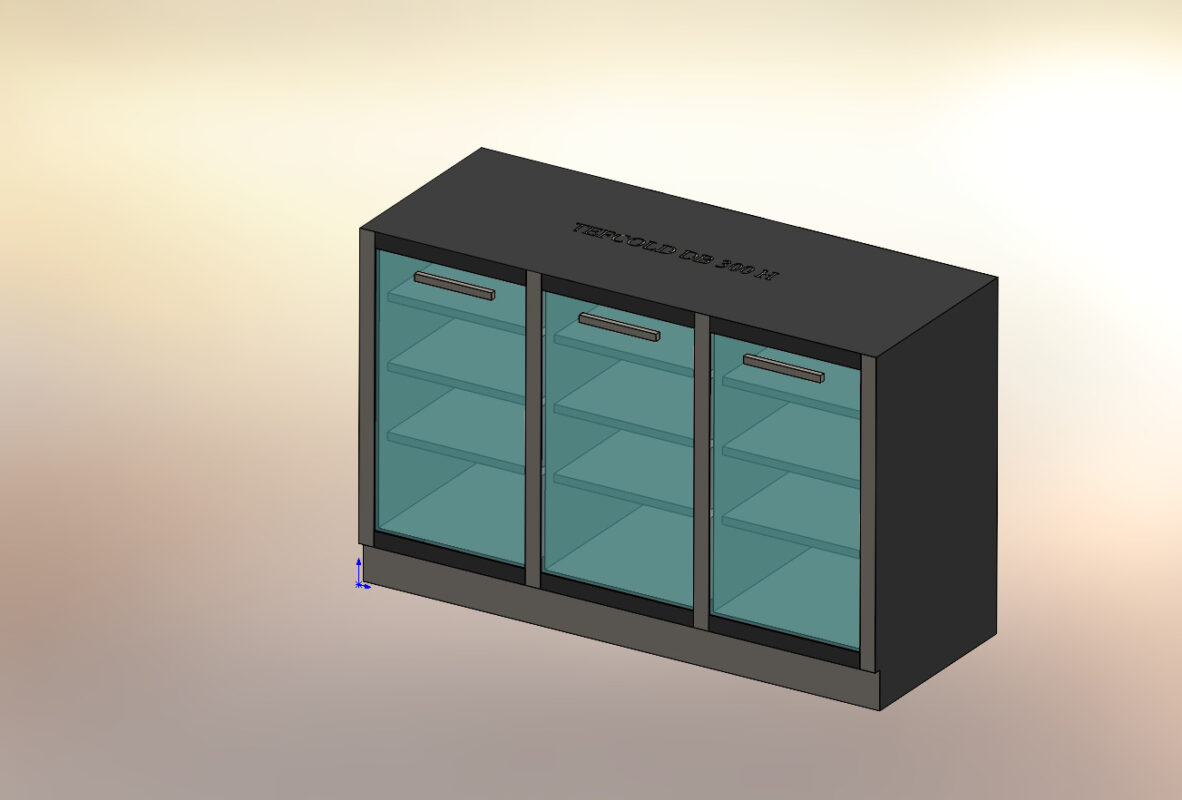 3D модель Установочние модели холодильного оборудования Tefcold