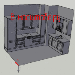 Кухня 3D Модель
