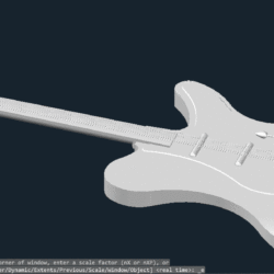 Гитара "Fender" - 3D модель