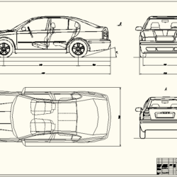 Компоновочная схема автомобиля Skoda Octavia