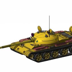 3D модель Танк Т-62