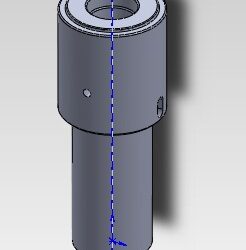 3D модель втулки плунжера Д49