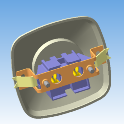Розетка внутренняя 3D модель