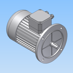 3D модель двигателя АИР 90 L
