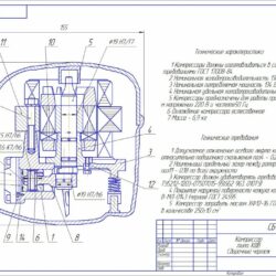 Сборочный чертеж компрессора ХШВ 1111
