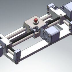 3D сборочная модель CNC мини