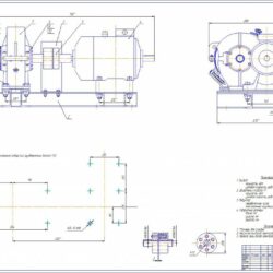 Курсовой проект: "Проектирование одноступенчатого горизонтального цилиндрического косозубого редуктора и цепной передачи для привода к ленточному конвейеру"