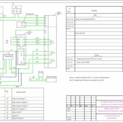 Схема электрическая принципиальная контуров регулирования ПБР-3А управления клапаном