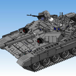 Масштабная модель танка Т-90