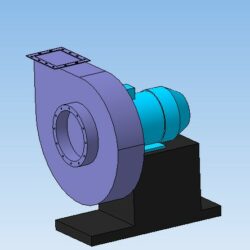Вентилятор радиальный ВР 120-28 (ВР 6 - 28) 3D