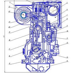 Дизельный двигатель MAN 7L58/64