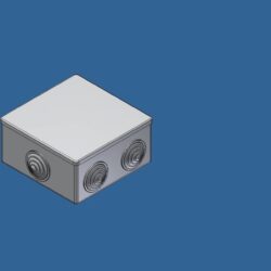 3D модель коробки клеммной