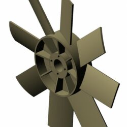 Лопасти вентилятора 3D