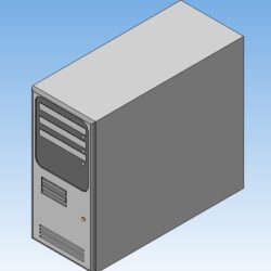 Системный блок компьютера 3d модель