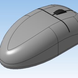 Мышь компьютерная 3d модель