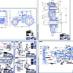 Разработка конструкции бортовой передачи колесного трактора Беларус 1523