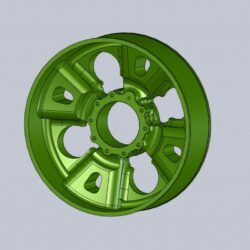 3D модель колеса ленивца