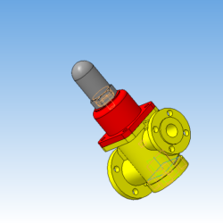 3D Модель Перепускной клапан