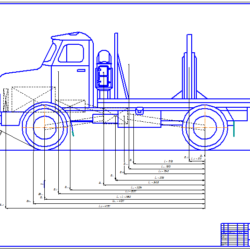 Проектирование лесовозного тягача МАЗ 5335