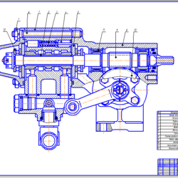Распределитель гидросистемы рулевого управления трактора К-701