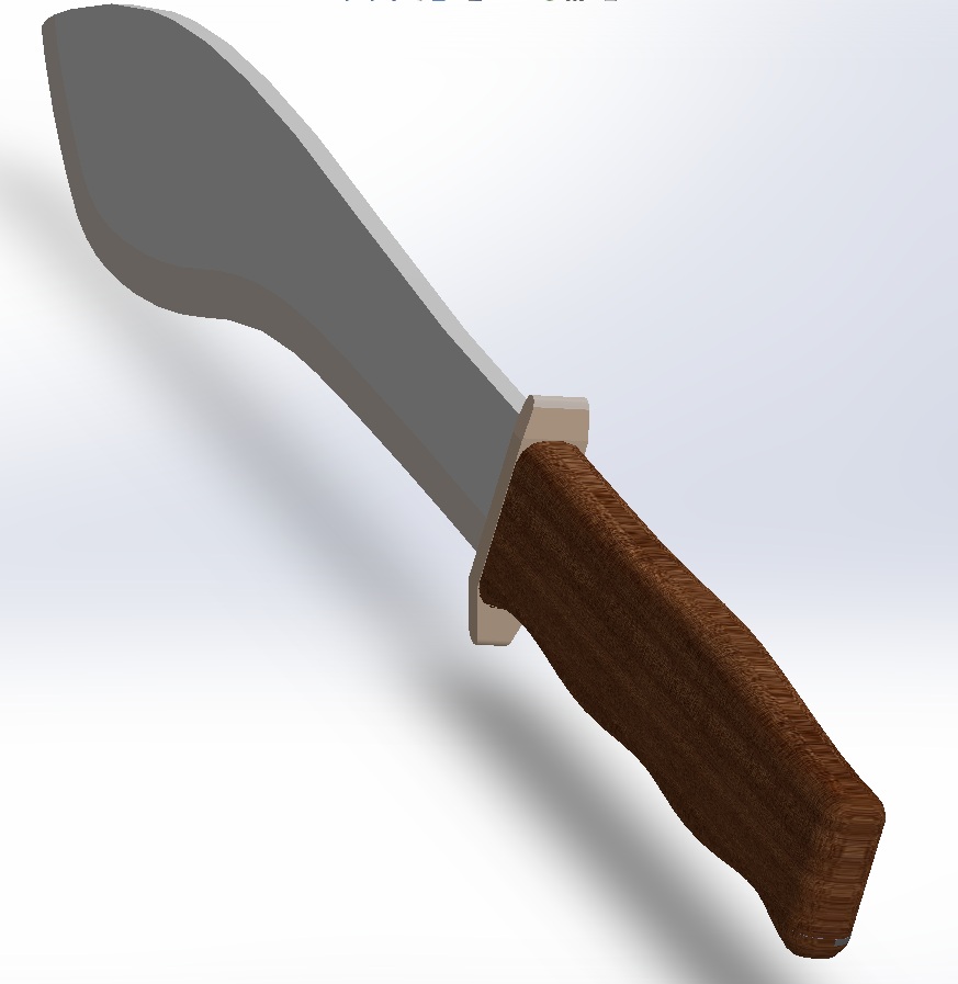 Как сделать нож из дерева