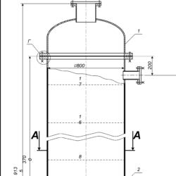 Ректификационная колонна с клапанными тарелками ацетон-изопропиловый спирт