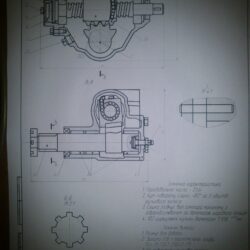 Рулевой механизм автомобиля КрАЗ-257 Б1
